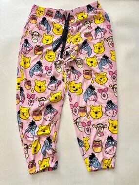 Womens M Disney Winnie the Pooh Sleepwear Pajama Bottoms